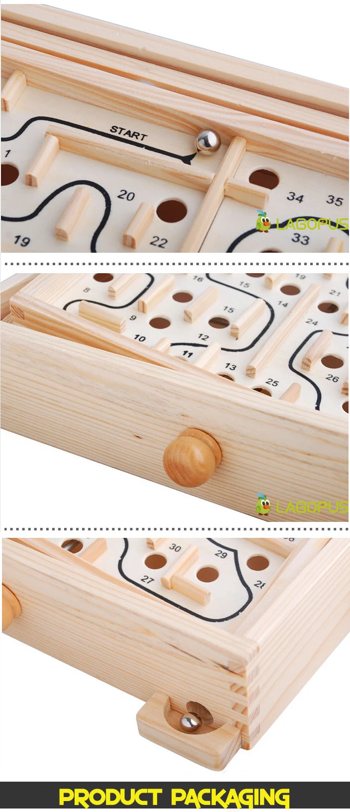 Вращающаяся ручка деревянная доска лабиринта игра мяч в лабиринте головоломки игрушки ручной работы детские развивающие игрушки прокатки бусины для детей