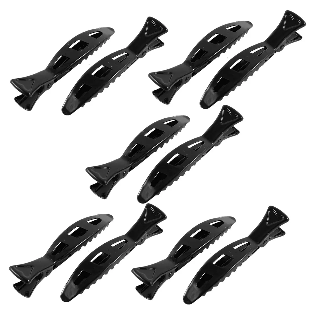 Spring Loaded Single Fish Large Beak Hair Clips Alligator Barrette 10
