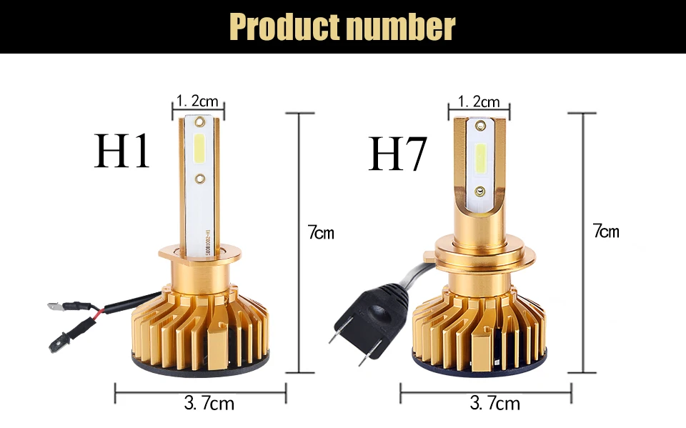 AcooSun светодиодный H4 H7 светодиодный мини Canbus для автомобильных фар комплект светодиодный 3000K 4300K 6500K 8000K 72W фары для 10000LM H1 H11 9005 HB3 9006 HB4 H8 H9