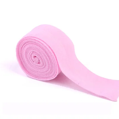 2 см плоская прошитая эластичная лента для нижнего белья, брюк, бюстгальтера, резиновой одежды, декоративный Регулируемый мягкий пояс, эластичная лента s 5 метров - Цвет: Pink