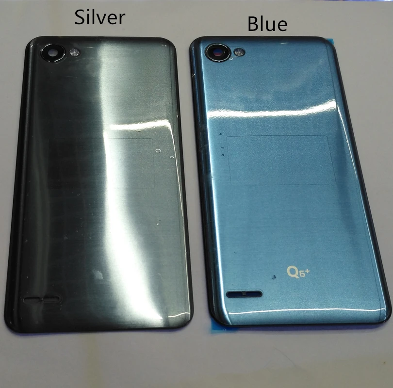 

Azqqlbw For LG Q6 Battery Cover Case Back Door Back Housing+ camera lens For LG Q6 Battery case Gold/blue/gold/white