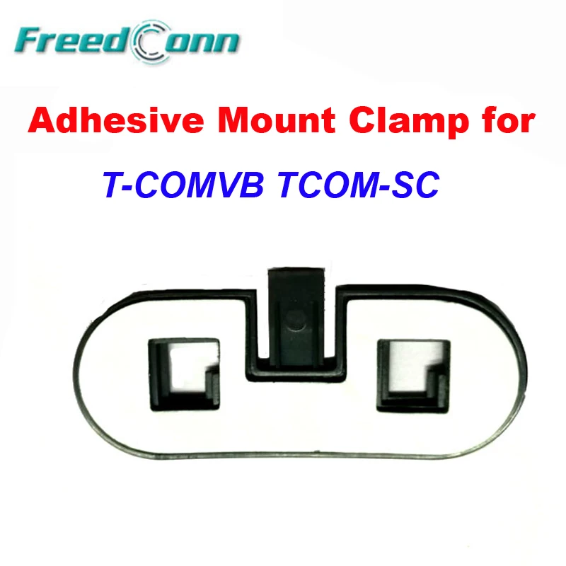 

Double Adhesive Mount Base Bracket Headset Clamp Clip for FreedConn TCOM-SC T-COMVB Motorcycle Bluetooth Helmet Headset Intercom