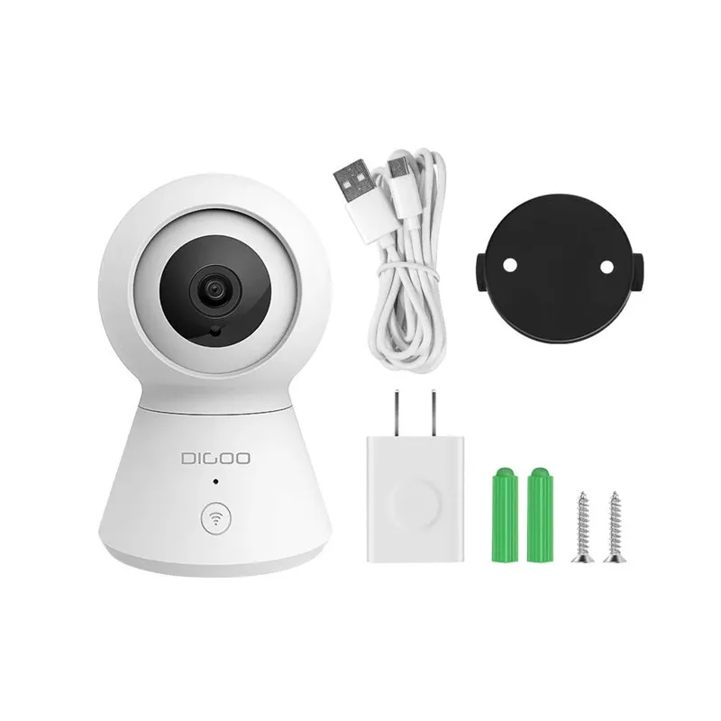 IP камера DIGOO DG K2 1080P с датчиком движения совместима приложением Smart Life Tuya и