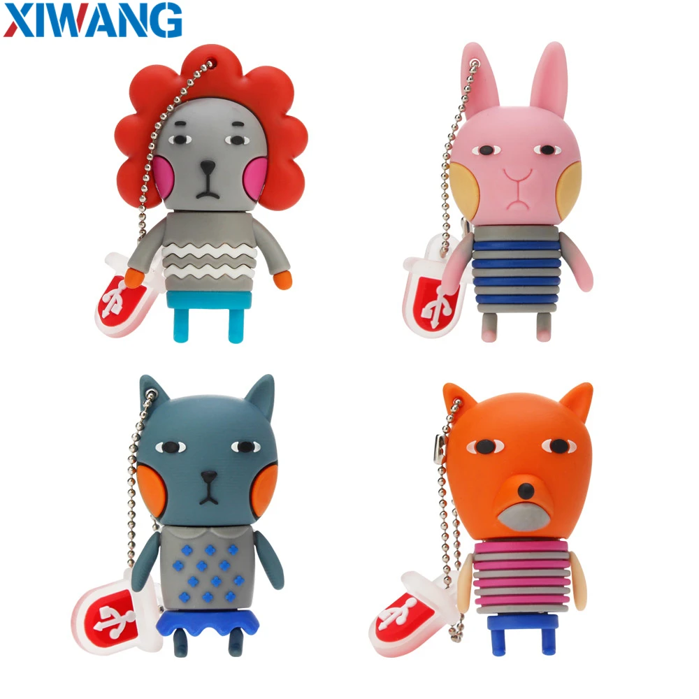 

New Super mini Cartoon usb flash drive 128GB 64GB 32GB 16GB 8GB pen drive pendrive cle usb 2.0 memory stick gift free shipping