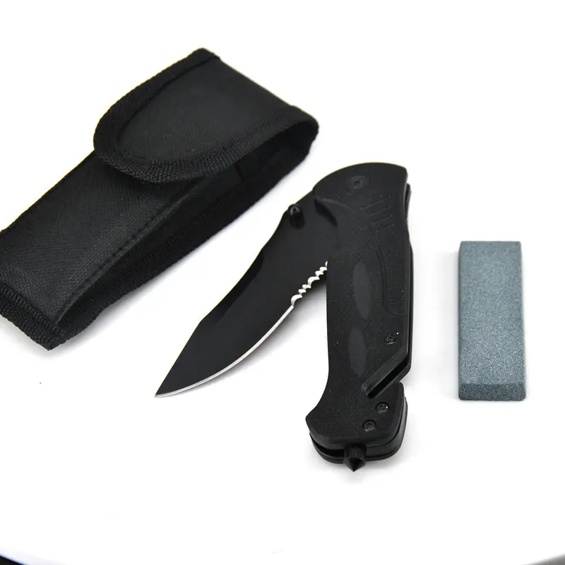 

PRIVEST Outdoor Multifunction Swiss Knife Hunting G10 Coltello Pieghevole Survival Combat Climbing Fixed Pocket Knife Multitool