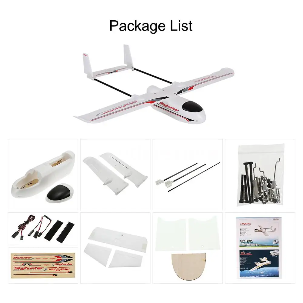 Sonicmodell Micro Mini Skyhunter 1238mm Wingspan EPO FPV RC Airplane KIT V2 Version Sonicmodell Micro Mini Skyhunter 1238mm Wingspan EPO FPV RC Airplane KIT V2 Version