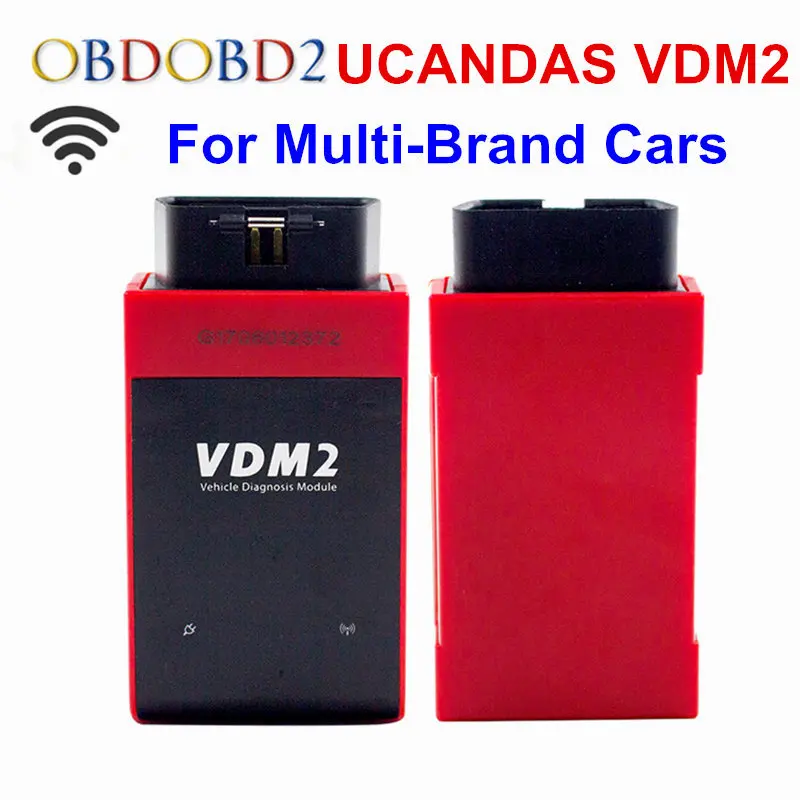 Беспроводной Wi-Fi VDM2 UCANDAS VDMII OBD2 автомобильный диагностический сканер для Android VDM II Full Systerm VDM2 V3.9 Автомобильный сканер