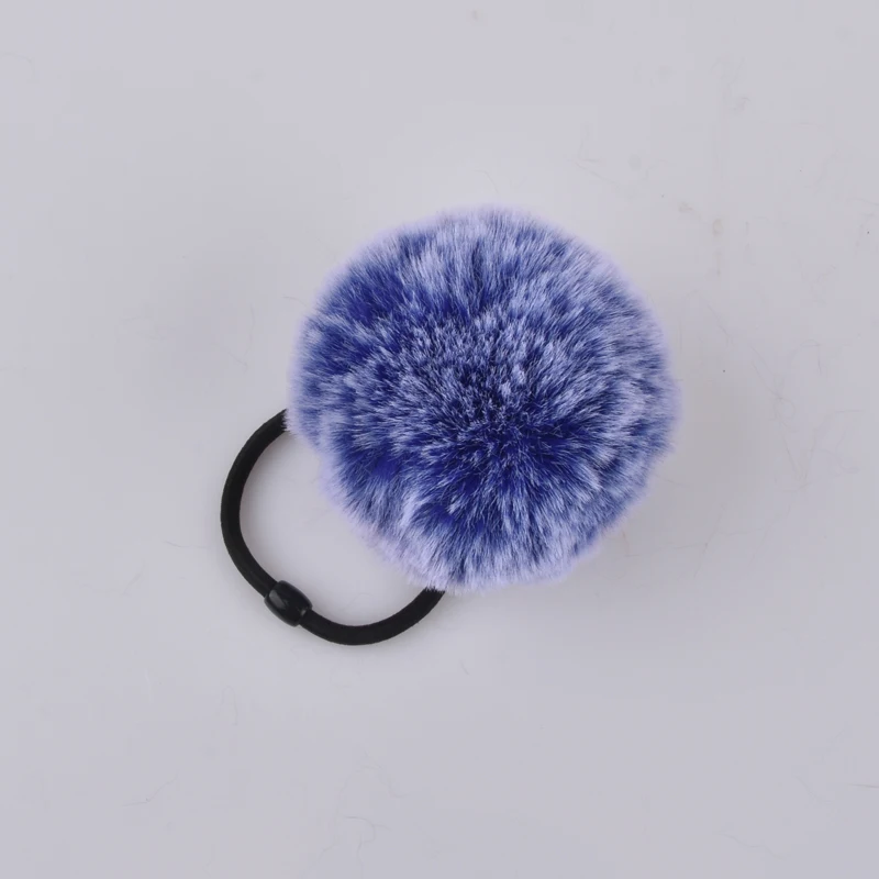 

Korean Artificial Rabbit Fur Ball Elastic Hair Rope Rings Ties Bands Ponytail Holders Girls Hairband Headband Hair Accessories