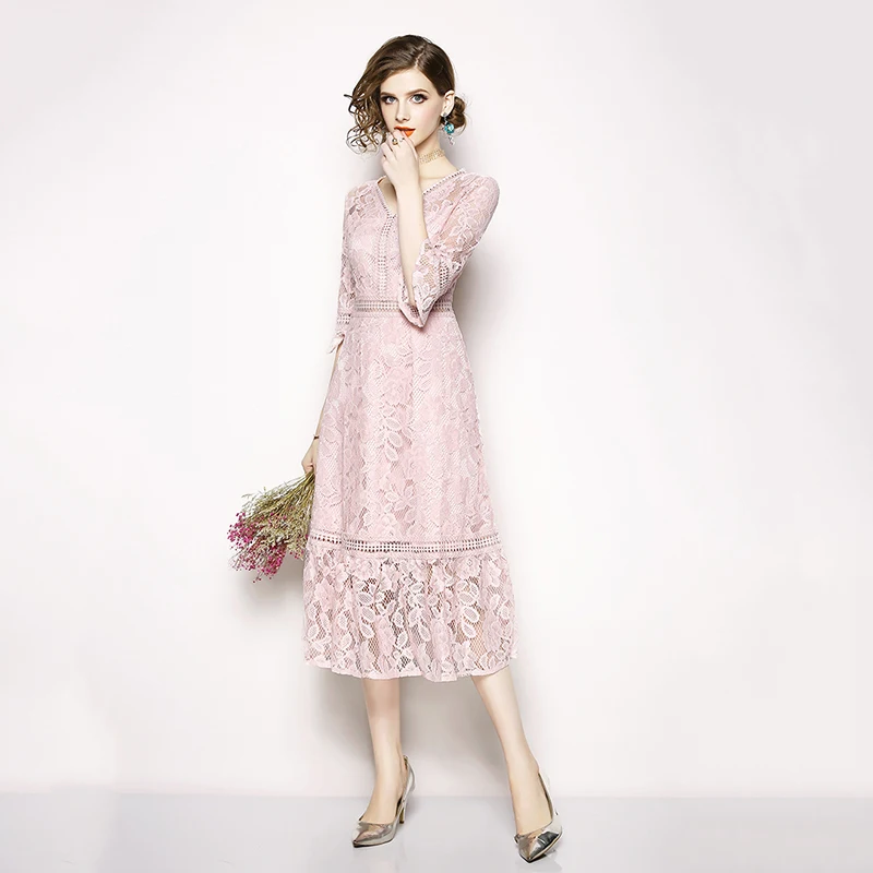 Vestido, женское платье, европейские платья, одежда, высокое качество, кружевное платье, длинное, женское, летнее, большие размеры, для девочек, veste