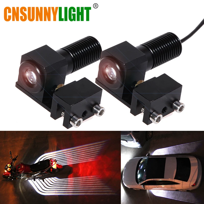 CNSUNNYLIGHT سيارة/دراجة نارية LED الزخرفية ضوء ترحيب الطوارئ إشارة أجنحة مصباح العارض الظل الإضاءة الضباب تحذير ضوء CNSUNNYLIGHT سيارة/دراجة نارية LED الزخرفية ضوء ترحيب الطوارئ إشارة أجنحة مصباح العارض الظل الإضاءة الضباب تحذير ضوء