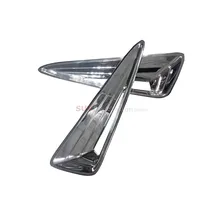 Для Toyota C-HR ABS пластик переднего бампера Туман свет лампы вентиляционное отверстие Выход Обложка отделка украшения 2 шт