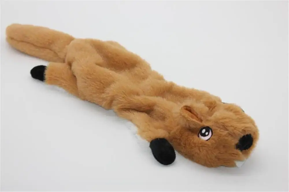 Интерактивная собачья плюшевая игрушка-пищалка прочная ненабитая пищевая игрушка безопасность питомца для средних и больших собак Игрушки Животные машинная стирка - Цвет: 2