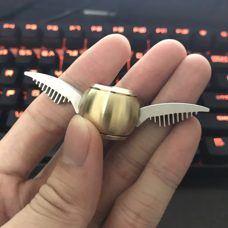 New Fidget Spinner Harry Potter Skinner Spiner Hand Spinner Manual Anti Stress Toys Top Golden Snitch