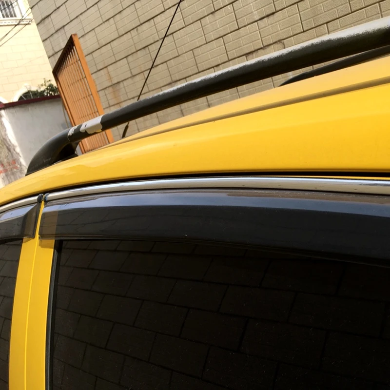 Для Chevrolet Парус 2011- Пластик черное окно козырек Vent Оттенки Защита от солнца дождь дефлектор гвардии авто аксессуары 4 шт./компл