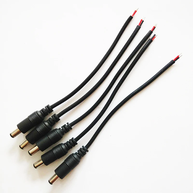 

10pcs/lot 5.5X2.1mm male DC Power Connector male DC Power Plug Free Shipping
