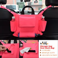 Авто Организатор задний мешок автомобиля-держатель для укладки Multi-карман сиденья ткань Оксфорд контейнер для хранения висит Box Car для