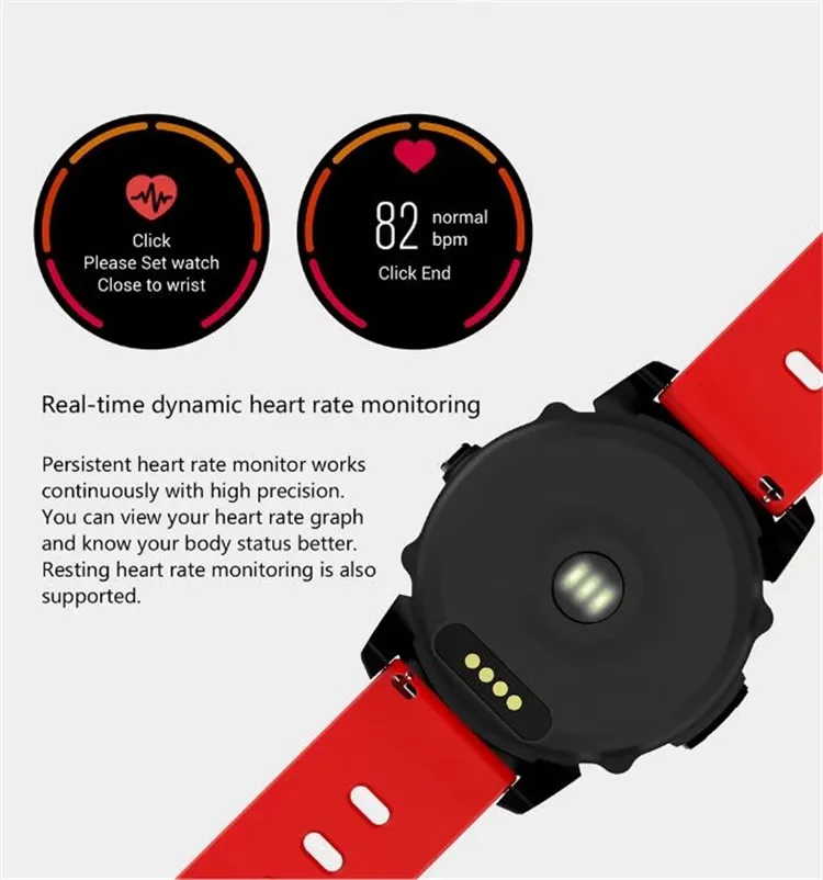 Gps наручные Спорт IP68 плавание Водонепроницаемый Bluetooth Smart Часы Heart Rate Фитнес Tracker Компас шагомер барометр Для мужчин