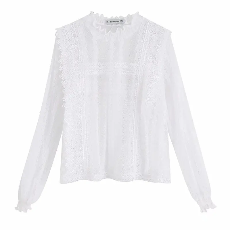 BB48-9461 European and American fashion lace blouse