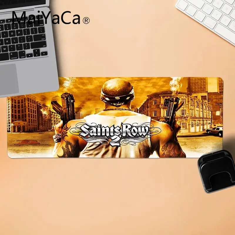 MaiYaCa Новые поступления Saints Row Volition Incorporated большой Мышь pad PC компьютерный коврик резиновая Мышь прочный коврик для мыши на стол