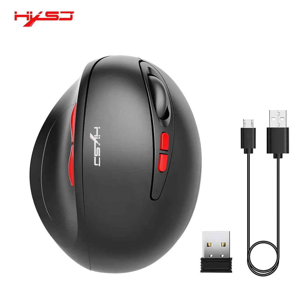 Hxsj T31 2,4G беспроводная эргономичная дизайнерская оптическая мышь для ноутбука игровой плеер игровая мышь геймер компьютерная мышь Souris для ноутбука