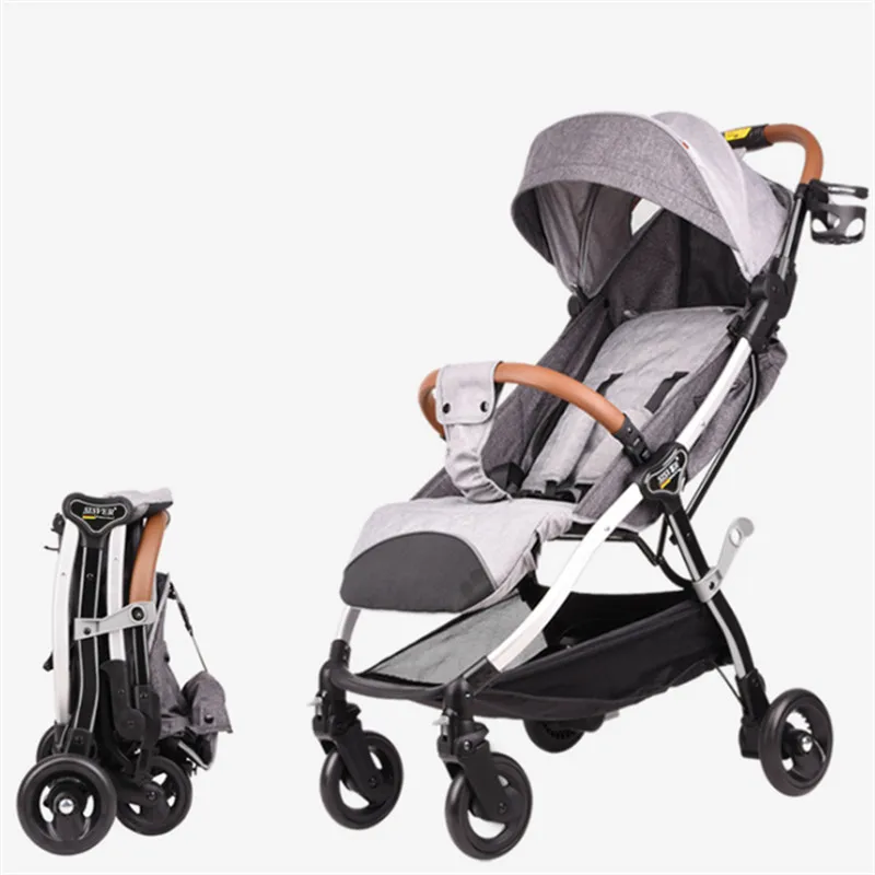 

Ultra-Lightweight Baby Stroller Folding Baby Carriage for Newborns Trolley Car