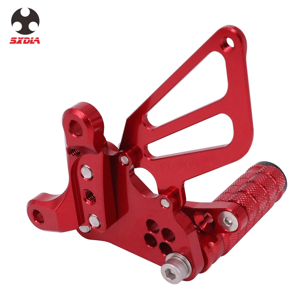 Мотоцикл CNC Регулируемые подножки задний Набор опорные подножки для Ducati 1098 1198 S R Bayliss LE 2009 Tricolore 2007 848 EVO