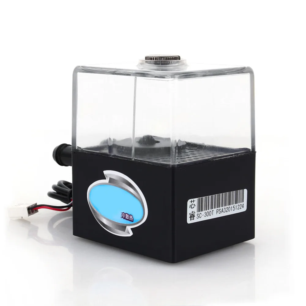 

1 Set Water Pump&Pump Tank Sc-300t 12v Dc Ultra-Quiet Water Pump Tank For Pc Cpu Liquid Cooling