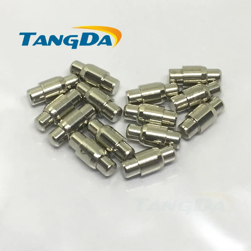

4 9.5 Nickel plated pogopin 4*9.5mm Connectors Spring telescopic thimble copper conductive needle (Can be customized) A.