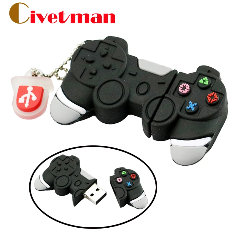 Game Controllers USB Flash Drive 64GB Pen Drive 32GB Pendrive 16GB 8GB 4GB 2016 New PSP Console Flash Card Cartoon Memory Stisk