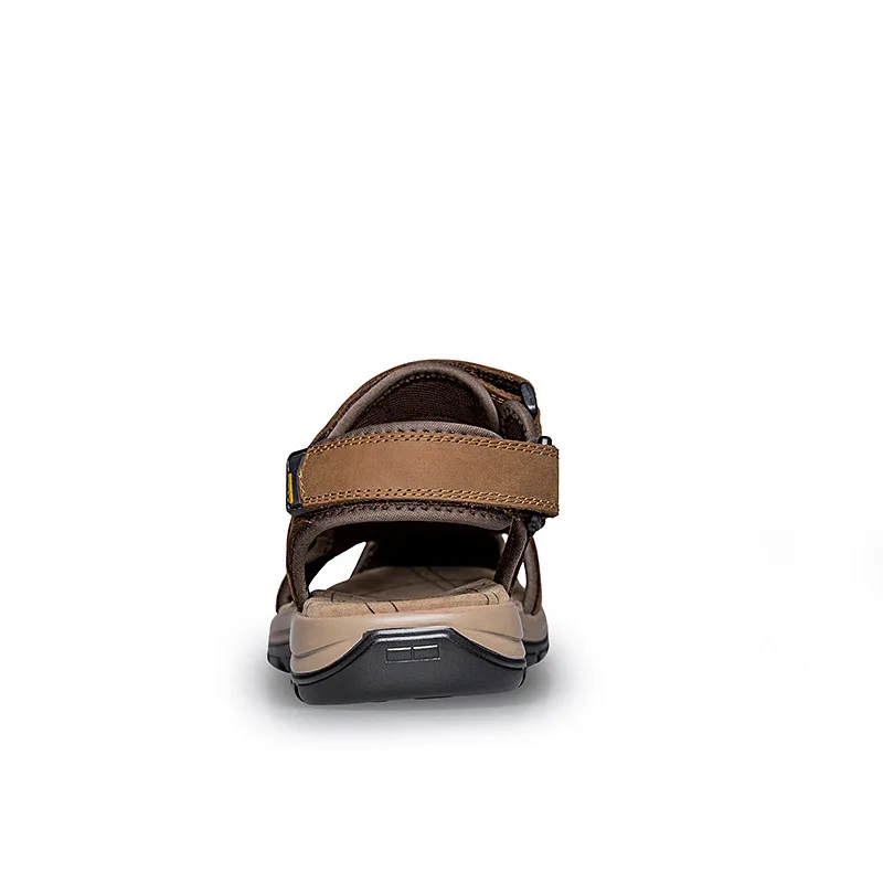 ROXDIA genuine leather men sandals summer cow leather new for beach male shoes mens gladiator sandal 39-46 RXM048