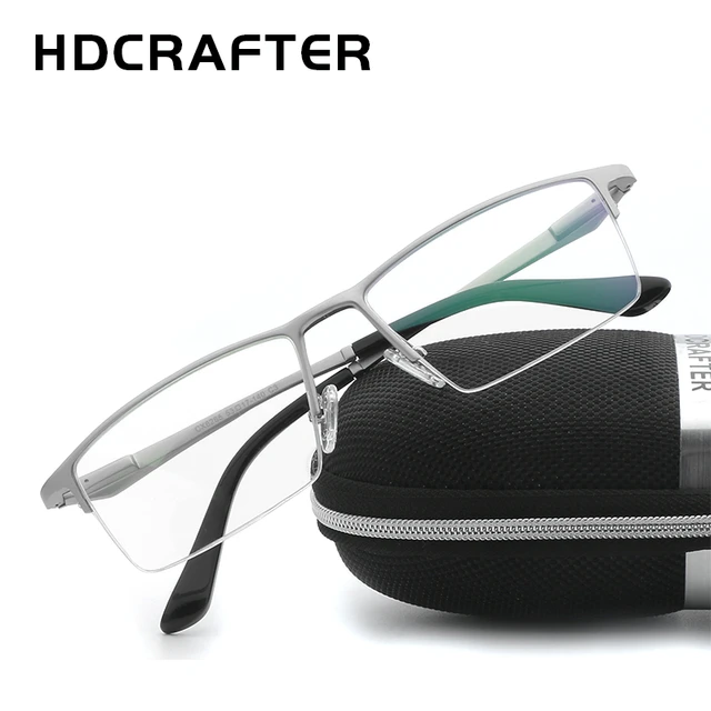 HDCRAFTER Prescription Myopia Glasses Frame Eyeglasses Frames Men Optical  Glasses Frames for Women Reading Computer Eyewear - AliExpress