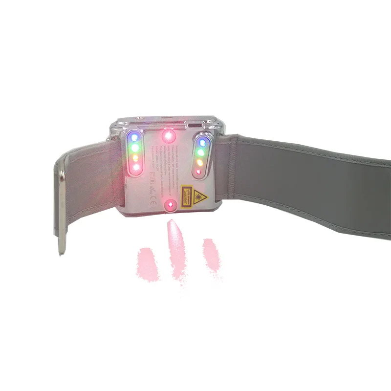 

Cold Laser Watch Diabetic Wrist Watch Laser Acupuncture Stimulator Combine Red Laser 4 Color Light Therapy Hypertension Medical