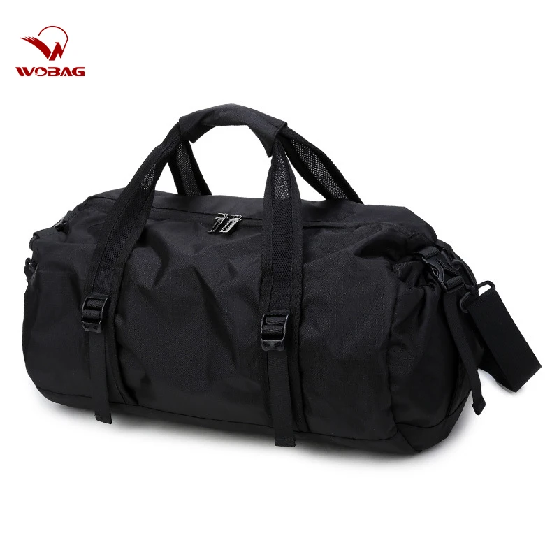Модная черная новая сумка для путешествий на короткие выходные, складная Мужская спортивная сумка для тренировок, Большая вместительная женская спортивная сумка для йоги