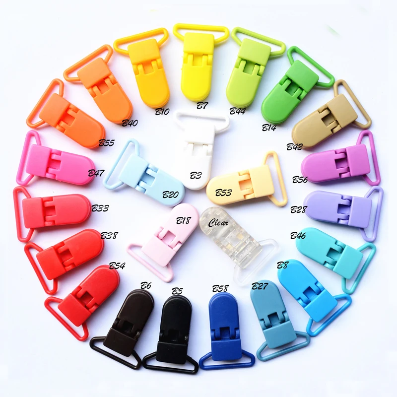 Wholesale: 4000 pcs/Lot KAM Fashion Baby Pacifier Clip Candy Colors ...