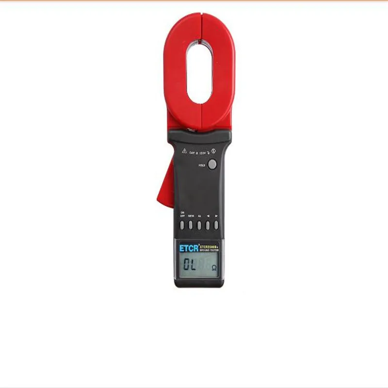 ETCR ETCR2000B+ Clamp-On Digital Ground Resistance Tester Clamp Earth Resistanc