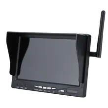 

7 Inch FPV Aerial Monitor With 8 Languages Multifunctional Menu Automatic Search Screen RC Model 5.8GHz 32CH 16:9 Screen