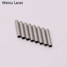 Weiou 4 шт./1 Набор 4,3x22 мм металлические шнурки наконечник обуви украшения продукты Замена шнурки головы Aglets сапоги аксессуары для одежды