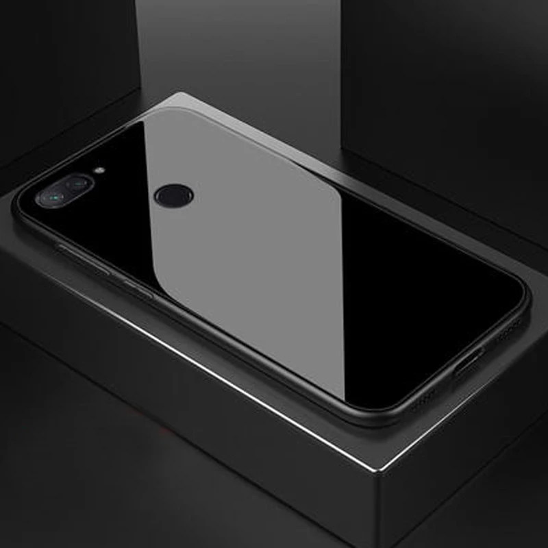 YUETUO ТПУ закаленное стекло для задней панели телефона capinha оболочка чехол xiaomi mi 8