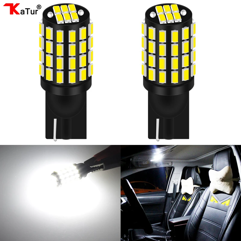 2x T10 W5W LED CANBUS 501 194 57 SMD ERROR FREE Car Interior LED Side Light Bulb