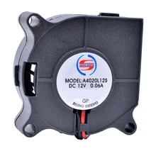 COOLING REVOLUTION A4020L12S DC 12V 0.06A 2-Pin Brushless Cooling Cooler Centrifugal Blower Fan 4020 emacro ce 7020l 02 dc 12v 250ma 4 pin server blower fan