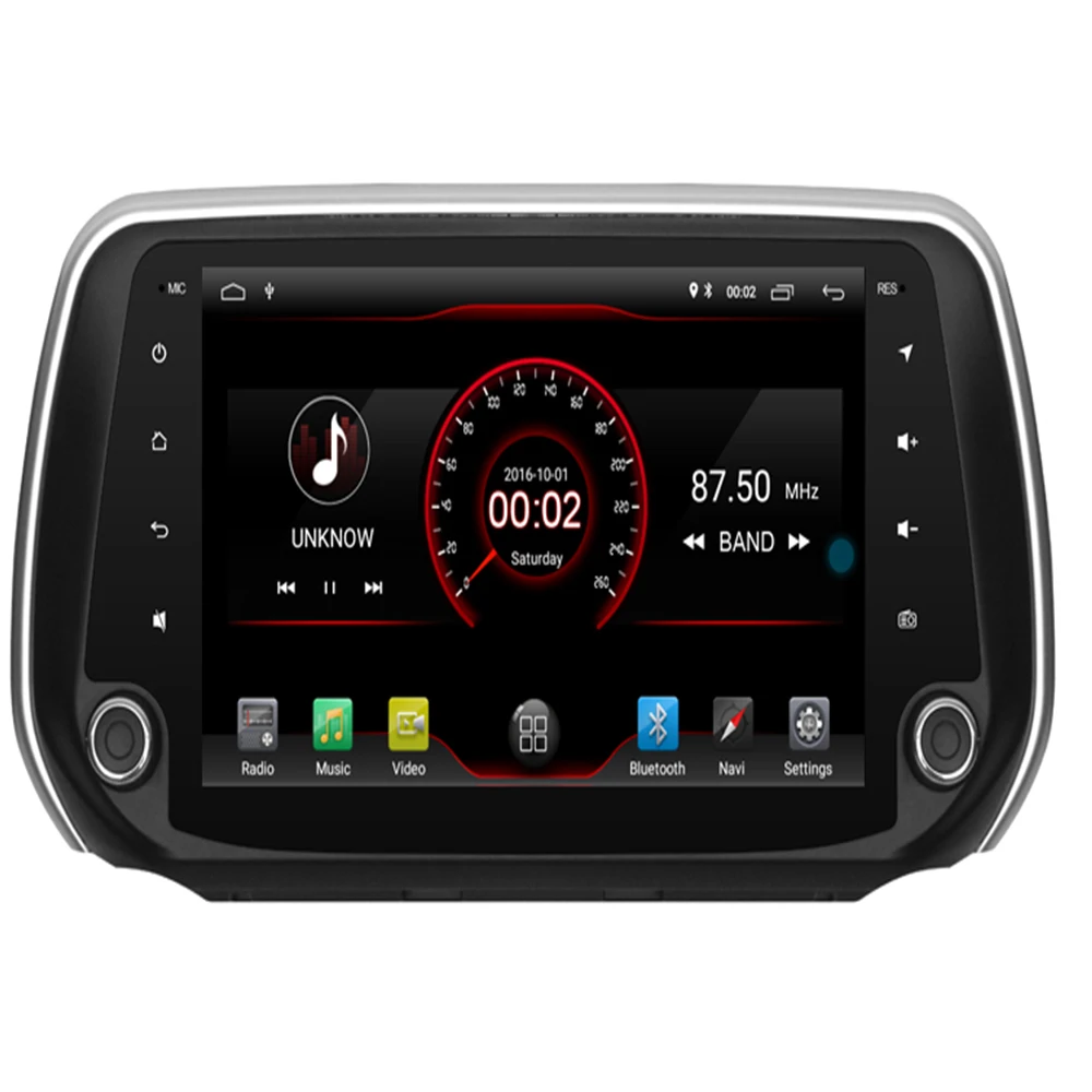 

10.2" Android Car Multimedia Stereo Radio Audio DVD GPS Navigation Sat Nav Head Unit for Hyundai Santa Fe Tucson 2018 2019