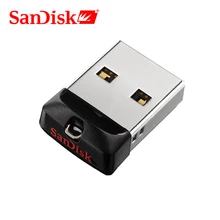 SanDisk USB mini Pen Drives CZ33 8GB 16GB 32 64GB USB memory stick USB 2.0 flash drive GB U disco Apoio Verificação Oficial