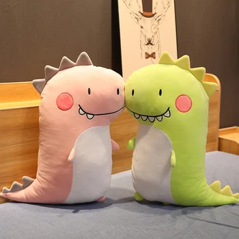 

New Cartoon Dinosaur Plush Pillow Cute Meng Couple Dinosaur Animal Toy Doll Child Sleeping Appease Doll Girl Birthday Gift Doll