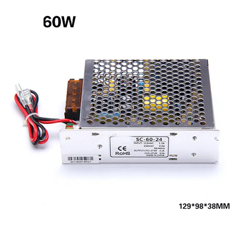 12V 5A 60W Источник бесперебойного питания DC13.8V Тип зарядки монитор импульсный источник питания