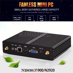 cheapest fanless mini pc intel celeron 1007U 1037U industrial PC with 2RS232 port or 4COM nettop hdmi vga thin client Computer