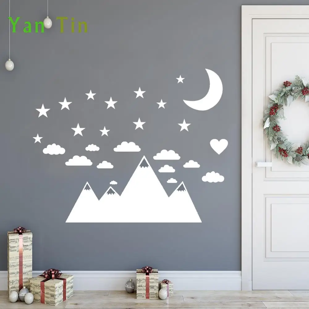 Kids Child Living Room Cartoon Starry Star Luminous Wall Stickers Decor GIFT