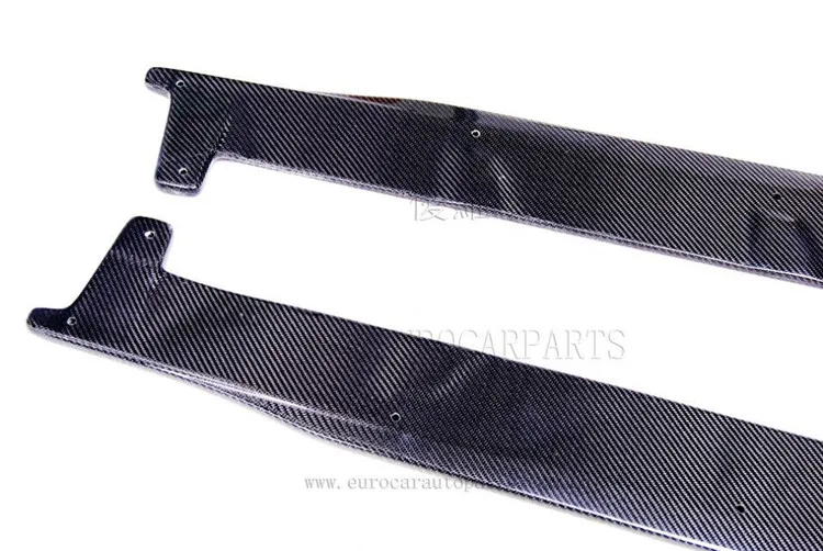AD R8 to ArtisanLB style carbon fiber front lip rear diffuser trunk spoiler side skirts (13)