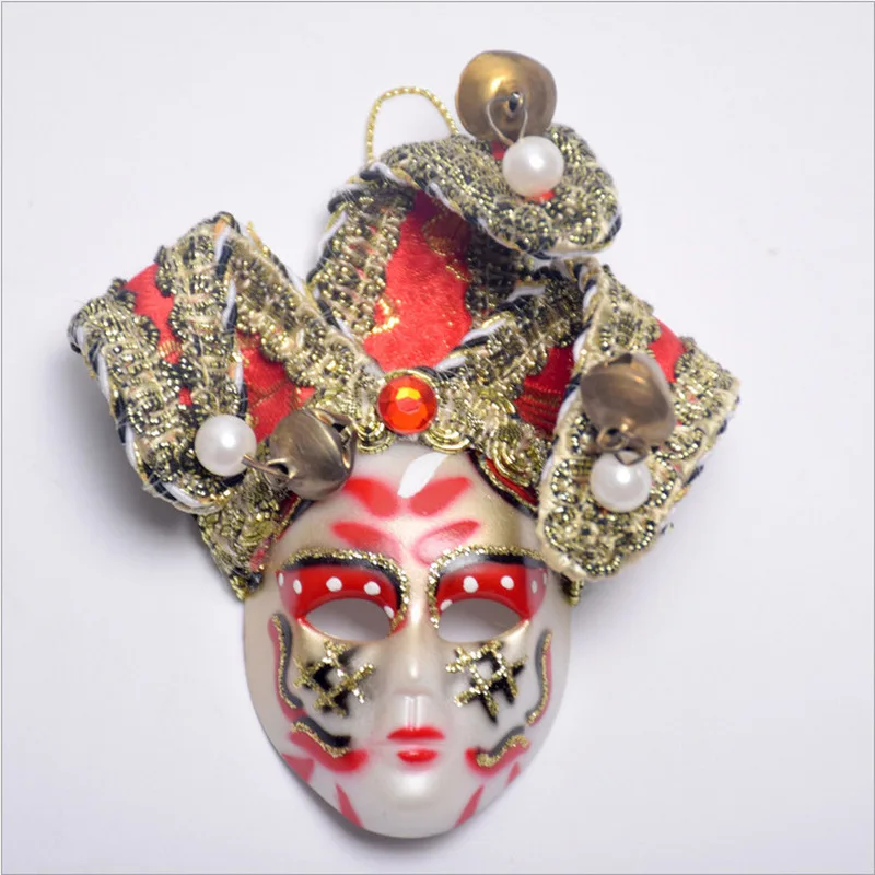 

1piece Big Size 10CM Venice Queen Mask for Fridge Magnets Kid Gifts Magnetic Sticker Refrigerator Magnet