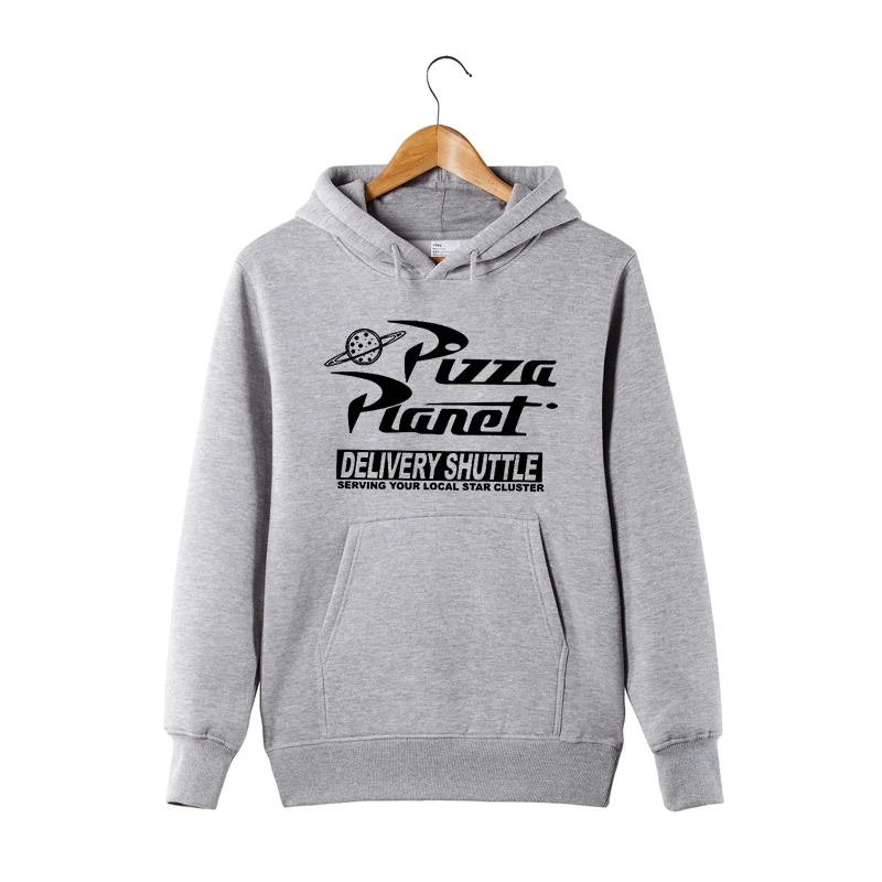 2018 Pizza Planet Толстовка игрушка история вдохновила толстовки Забавный Графический |