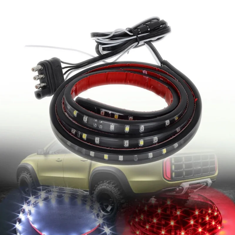 

Waterproof LED Car Tail Trunk Tailgate Strip Light Brake For Car Brake Turn Signal Light Bar Flow Type Led Strip Light Strip Bar